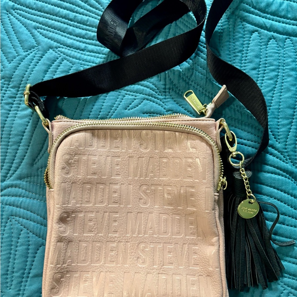 Steve Madden Blush Crossbody Bag with Tassel